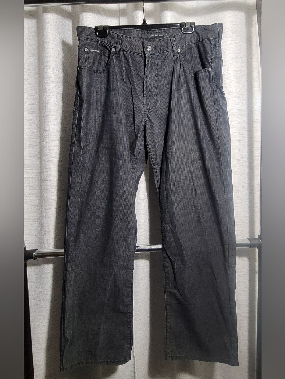 Calvin Klein Jeans Black Pants Mens 36x34